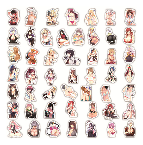 Pegatinas De Pinup Hentai De 10/30/50/100 Piezas Sexy Anim