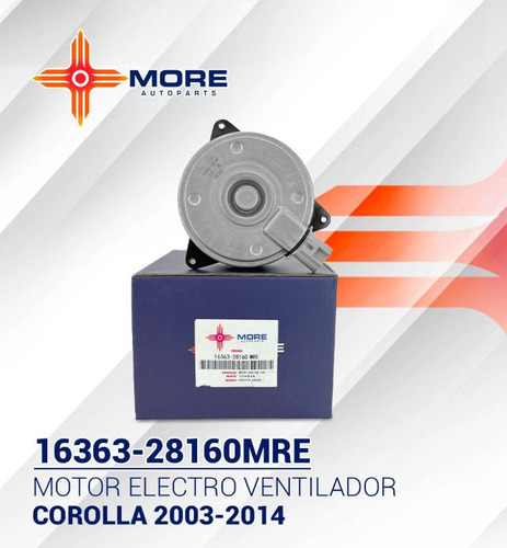 Motor Electro Ventilador Corolla New Sensación 2003/2014