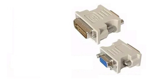 Adaptador Convertidor Dvi 24+5pines Macho A Vga Hembra Tv Et