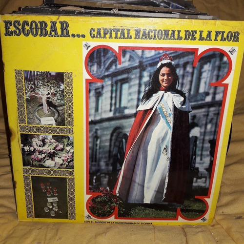 Vinilo Escobar Capital Nacional De La Flor + Libro F3