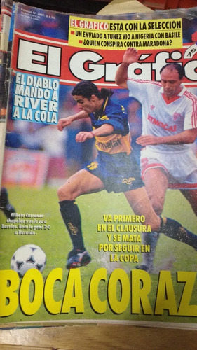 El Grafico 3887 Maradona Boca Beto Carranza 1994 Mundial 