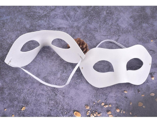 Antifaz Máscara Zorro Para Pintar + 6 Témperas + 2 Pincel