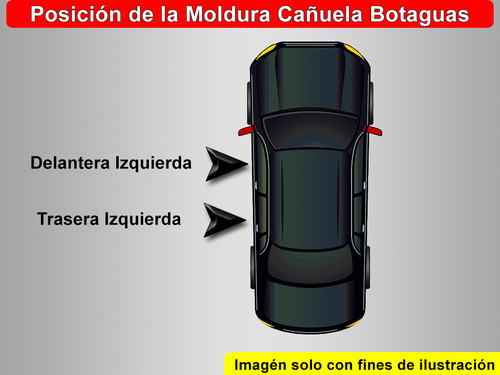 Cañuelas Delantera Y Trasera Izquierda Civic Sedan 2012-2015