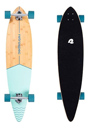 Retrospec Zed Pintail Longboard Skateboard Completo Cruiser 