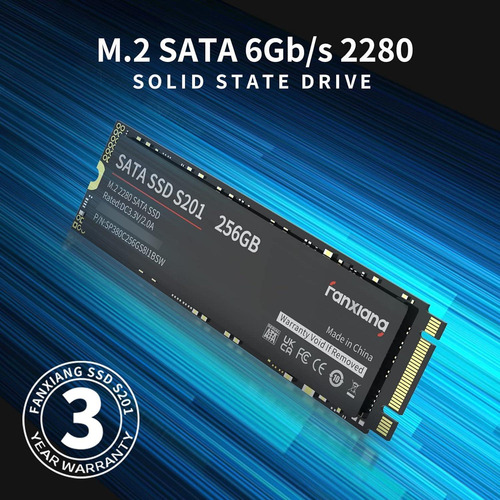 Unidad De Estado Sólido S201 De 1tb M.2 2280 Sata Iii Ve