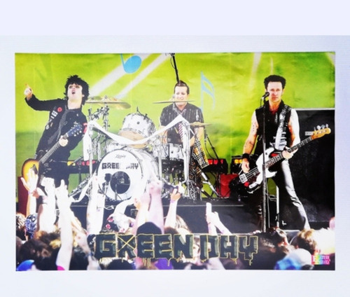 Poster Green Day Integrantes 