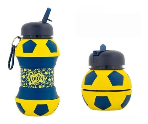 Botella Silicona Despegable Pelota Boca 550 Ml Footy Lanus