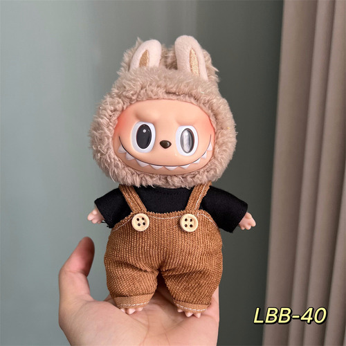 Ropa De Muñeca Multicolor Para Labubu De 17cm 2pcs