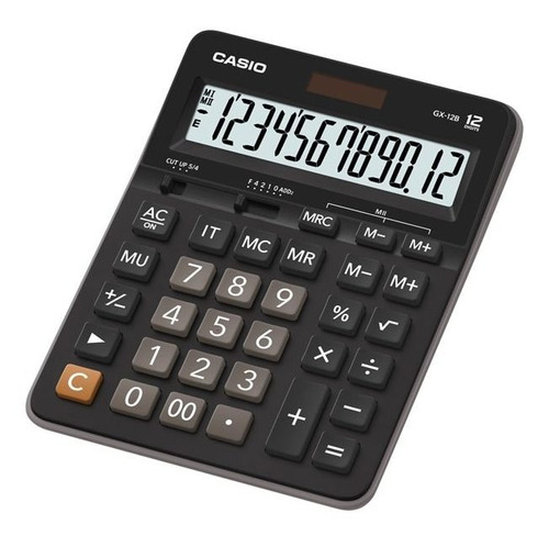 Calculadora Casio Escritorio Gx-12b-bk