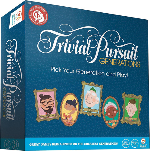Alegria Para Todos Os Jogos - Trivial Pursuit Generations -