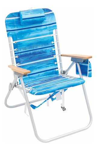 Rio Gear Silla De Playa De 4 Posiciones Hi-boy - Stripe