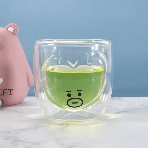 Tazas De Vidrio Bt21, Bts (Usado)