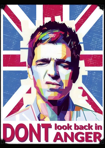 Póster Noel Gallagher Autoadhesivo 60x42cm #197