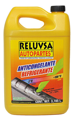 Anticongelante Reluvsa -2 Galon 3.785l