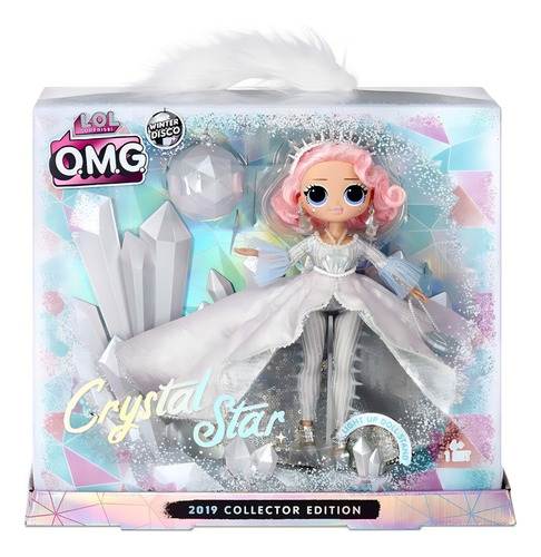 L.o.l Omg Muñeca Cristal Star De Colección 2019 Con Luz