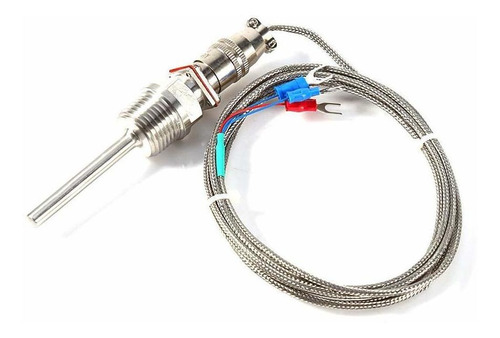 Rtd Pt100 Sensor Temperatura Termopar 1 2 Npt Conector 3 Kd