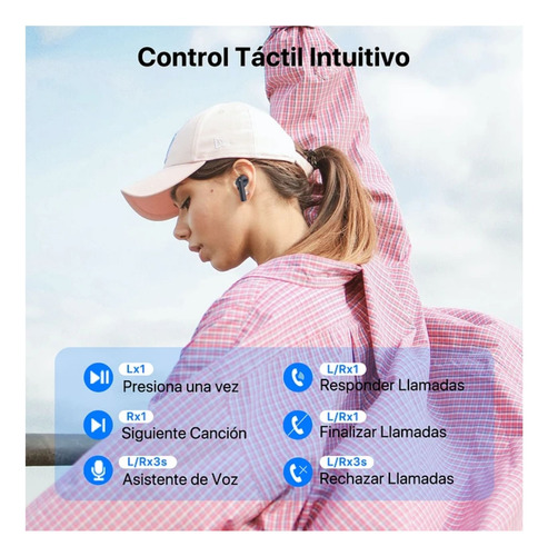 Audífonos Inalámbricos Bluetooth 5.3 Con Micrófono Manos Li