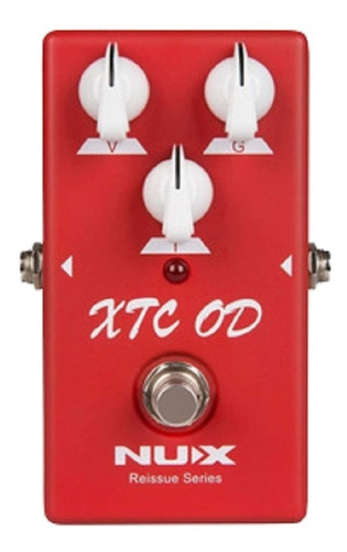 Imagen 1 de 3 de Pedal Xtc Nux Overdrive Para Guitarra Truebypass Blus