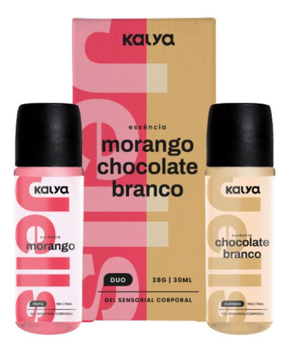 Gel Intimo Lubrificante Beijável Hot Duo Morango E Chocolate