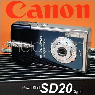 A64 Mini Camara Canon Sd20 Powershot 5.1mpx Flash Foto Video