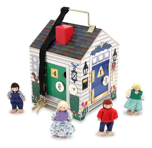 Casa De Madera Con Timbre Melissa & Doug