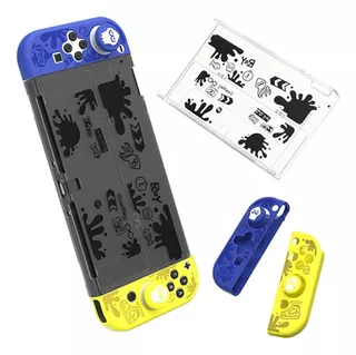 Case Funda Protector Nintendo Switch Oled Joy Con Splatoon