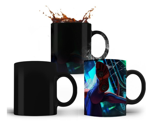Taza Mágica Spiderman 5 Modelos Personalizada