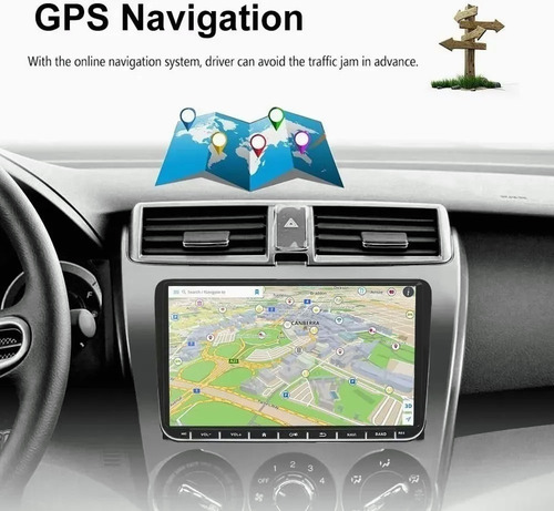 Imagen 9 de 9 de Auto Estéreo Con Pantalla 9in Wifi Android Y Gps Para Vw