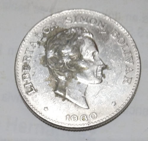 Moneda Decolombia De 50 Centavos Año 1960