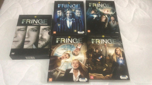 Box Dvd Fringe - Temporadas 1 Ao 5 Temporada Completa-avaria (Usado)