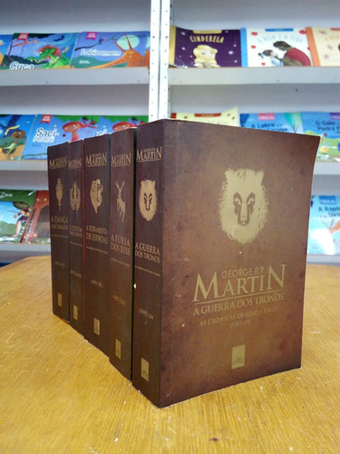 Livro Kit: As Crônicas De Gelo E Fogo - 5 Volumes - George R. R. Martin [2012]