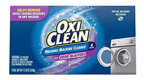 Oxiclean - Limpiador De Lavadora Con Olor, 4 Unidades