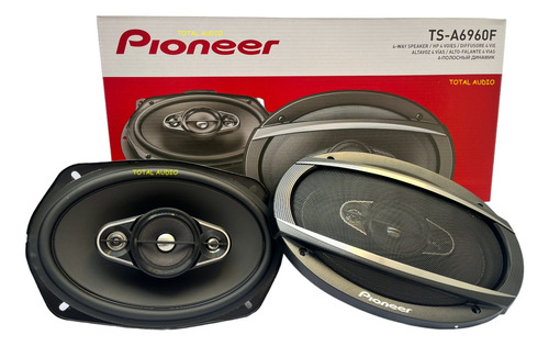 Par De Bocinas Pioneer 6x9 PLG 4 Vías 450w Max/90w Ts-a6960f Color Negro