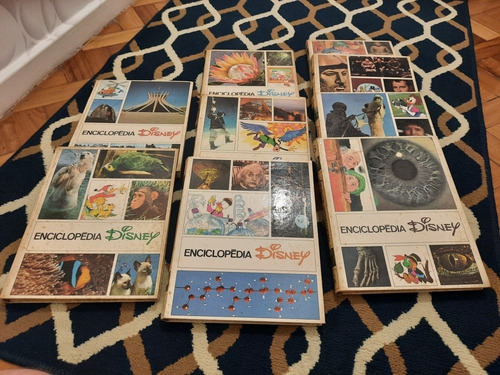 Antiga Enciclopédia Walt Disney 9 Vols Completa 1972 (Usado)
