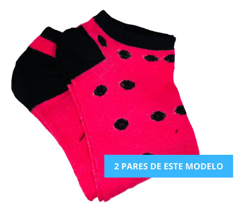 Calcetines Algodón Tines De Mujer Dama 10 Pares Colores