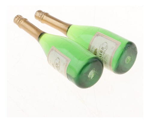 6pcs 112 Dollhouse Miniatura Botellas De Vino Juguete Bar