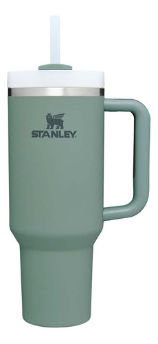 Stanley Quencher H2.0 De 40oz Termico Acero Inoxidable Verde Color Verde Claro Green Shale