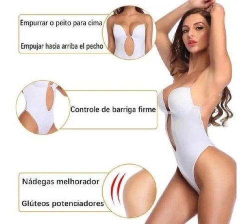 Fajas Para Mujer, Escote En V Profundo, Espalda Abierta