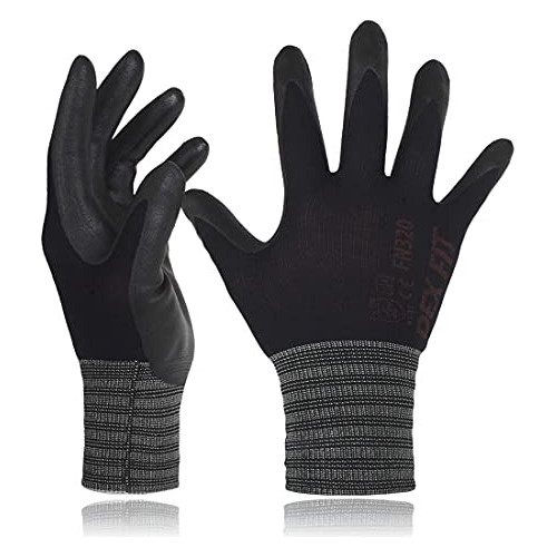 Guantes De Trabajo - Dex Fit Nitrile Work Gloves Fn320, 3d C