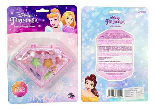 Set Maquillaje Infantil Princesas En Blister 
