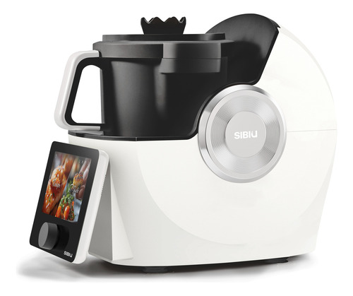 Robot De Cocina Sibiu Con Accesorios, Tactil, Wifi 1750w Blanco