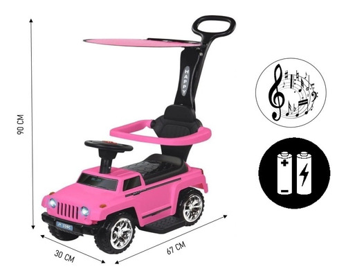 Carro Montable Para Bebes Y Niños Fucsia Precio Especial