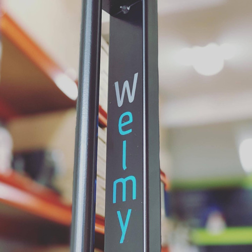 Imagem 3 de 5 de Balança Digital Academia 200kg 50g W200a Preta Welmy Inmetro