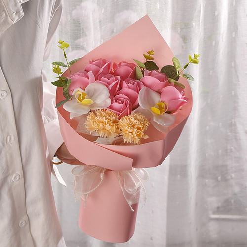Jabón Flor De Flores Arreglo De Regalo Versátil