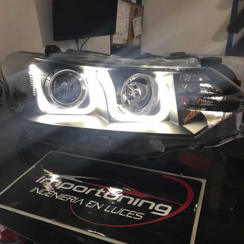 Toyota Yaris 2014+ Faros Led Ojo De Ángel Delanteros