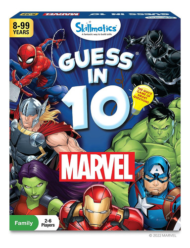 Juego De Mesa De Cartas Marvel/guess In 10