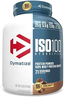 Dymatize | Iso 100 | Hidrolizada | 5 Lb | Gourmet Chocolate