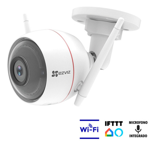 Imagen 2 de 6 de Camara Ip 2mp Ezviz 2.8mm 30m Ir Audio Dos Vías Ip66 Sirena