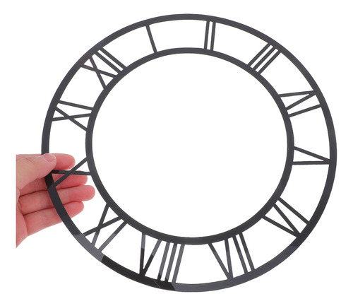 Adhesivo De Pared Con Forma De Reloj Redondo: Espejo Acrílic