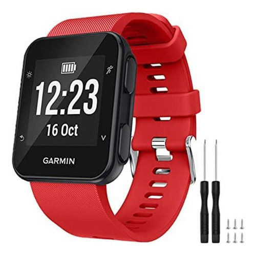 Gvfm Banda Compatible Con Garmin Forerunner 35 Silicona